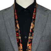 FLORAL ETHNIC ORIENTAL MEN SCARF - PREMIUM COLLECTION